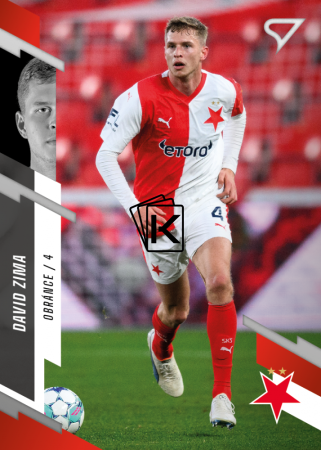 fotbalová kartička 2023-24 SportZoo Fortuna Liga 220 David Zima SK Slavia Praha