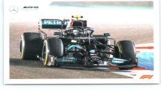 samolepka 2021 Topps Formule 1 Widescreen 29 Valtteri Bottas Mercedes
