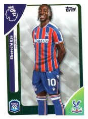fotbalová kartička 2025-26 Topps  Premier League 120 Eberechi Eze (Crystal Palace)