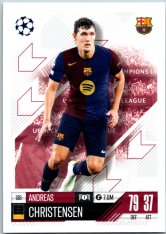 fotbalová kartička 2024-25 Topps Match Attax UEFA Club Competitions  139 Andreas Christensen (FC Barcelona)