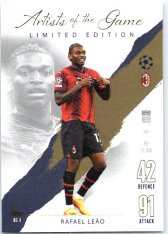 Fotbalová kartička 2023-24 Topps Match Attax UEFA Club Competitions Artists of the game AG4 Rafael Leão AC Milan