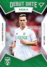 fotbalová kartička 2021-22 SportZoo Fortuna Liga Debut Date Rookie DR6 Antonín Svoboda MFK Karviná