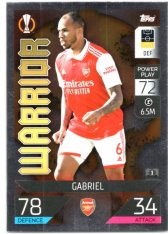 Fotbalová kartička 2022-23 Topps Match Attax UCL Warrior 86 Gabriel - Arsenal