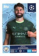 2025-26 Topps Champions League  Manchester City 301 Joško Gvardiol