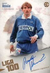 podepsaná karta 2025 Supr Cards Liga 100 RE-PAD Pavel Řehák FC Petra Drnovice gold /12