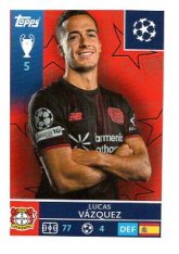 2025-26 Topps Champions League Bayer 04 Leverkusen 130 Lucas Vazquez