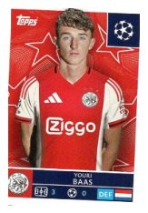 2025-26 Topps Champions League AFC Ajax 46 Youri Baas