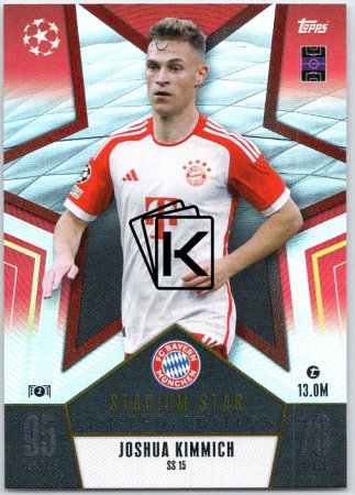 Fotbalová kartička 2023-24 Topps Match Attax UEFA Club Competitions Stadium Star Limited Edition SS15 Joshua Kimmich FC Bayern Munchen