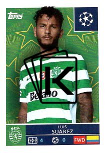 2025-26 Topps Champions League  Sporting CP 422 Luis Suárez