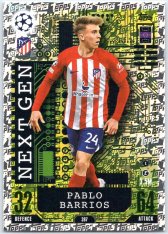 Fotbalová kartička 2023-24 Topps Match Attax UEFA Club Competitions Next Gen 397 Pablo Barrios Atlético de Madrid