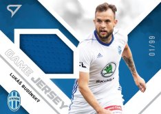 fotbalová kartička SportZoo 2020-21 Fortuna Liga Game Jersey 17 Lukáš Budinský FK Mladá Boleslav