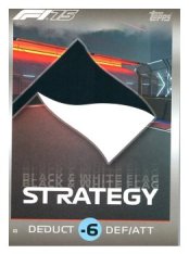 2025 Topps Turbo Attax F1 Strategy Card 8	Black / White Flag