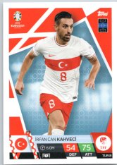 fotbalová karta Topps Match Attax EURO 2024 TUR8 İrfan Can Kahveci (Turkey)