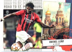 Fotbalová kartička 2021-22 Topps Road to St. Petersburg RSP-16 Rafael Leao - AC Milan