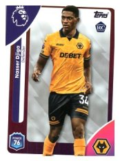 fotbalová kartička 2025-26 Topps  Premier League 292 Nasser Djiga (Wolverhampton Wanderers)  -  Rookie