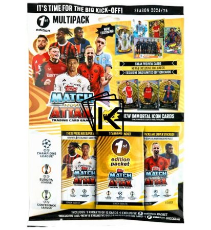 2024-25 Topps Match Attax UEFA Champions League Multipack 1st Edition