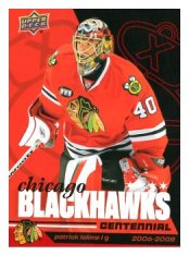 2025-26 Upper Deck Centennial Chicago Blackhawks 65 Patrick Lalime