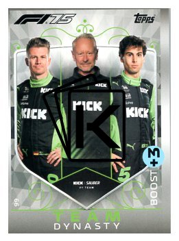 2025 Topps Turbo Attax F1 Kick Sauber  99	Hülkenberg / Wheatley / Bortoleto