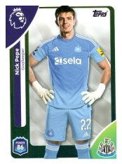 fotbalová kartička 2025-26 Topps  Premier League 218 Nick Pope (Newcastle United)