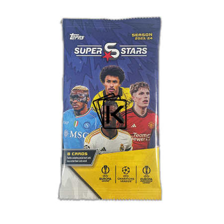 2023-24 Topps Superstars UEFA Club Competitions Hobby Balíček