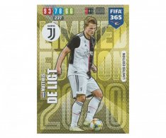 Fotbalová kartička Panini FIFA 365 – 2020 Limited Edition Matthijs De Ligt Juventus