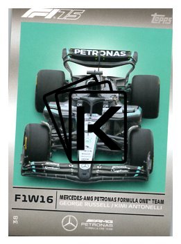 2025 Topps Turbo Attax F1 Mercedes AMG  38 Team Car