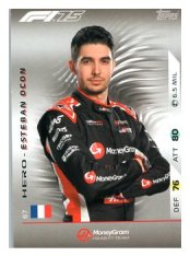 2025 Topps Turbo Attax F1 Moneygram Haas  67	Esteban Ocon