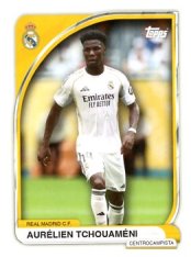 fotbalová kartička 2025-26 Topps Team set Real Madrid CF 10 Aurélien Tchouaméni