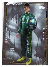 2025 Topps Turbo Attax F1 Aston Martin Black Edge EDG5 Lance Stroll