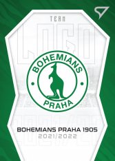 Týmový set 2021-22 SportZoo Fortuna Liga Bohemians Praha (12 karet) bez Loga týmu