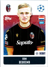 2024-25 Topps Champions League 116 Sam Beukema (Bolonia FC 1909)