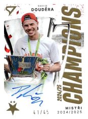 podepsaná karta 2025-26 SportZoo SK Slavia Praha Champions /45 CHS-DD David Douděra