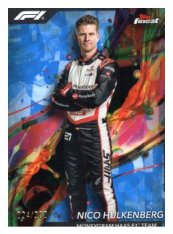 2024 Topps Finest F1 Blue Refractors /200 - 15 Nico Hulkenberg – MoneyGram Haas F1 Team
