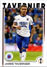 fotbalová kartička 2024-25 Topps UEFA Club Competitions Flagship 26 James Tavernier Rangers F.C.