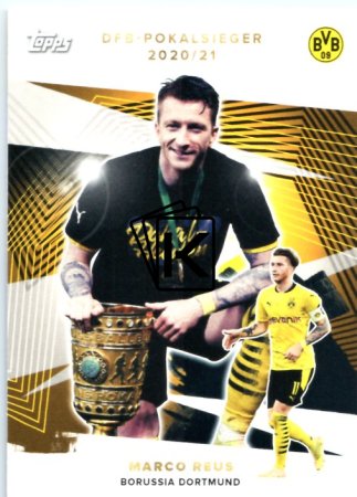 Fotbalová kartička 2021-22 Topps Borrusia Dortmund DBF-Pokalsieger Marco Reus