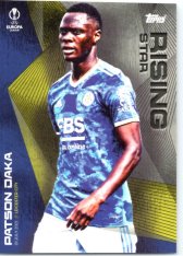 fotbalová kartička 2021 Topps Summer Signings Rising star Patson Daka Liecester City