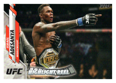 2020 Topps UFC 100 Israel Adesanya - Middleweight HR