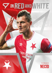 2025-26 SportZoo SK Slavia Praha In Red and White RW-17 Tomáš Necid