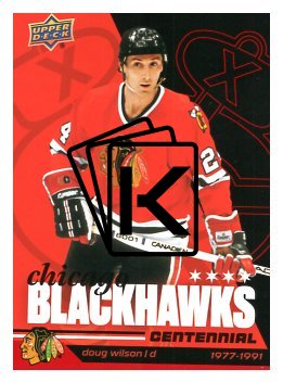 2025-26 Upper Deck Centennial Chicago Blackhawks 39 Doug Wilson