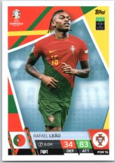 fotbalová karta Topps Match Attax EURO 2024 POR15 Rafael Leão (Portugal)