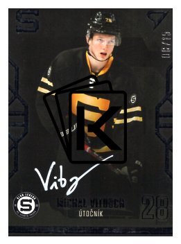 Podepsaná Hokejová kartička SportZoo 2022-23 Klub Legend 20 Michal Vitouch HC Sparta Praha /15