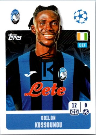 2024-25 Topps Champions League 81 Odilon Kossounou (Atalanta BC)
