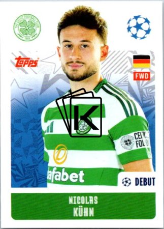 2024-25 Topps Champions League 144 Nicolas Kühn (Celtic FC)