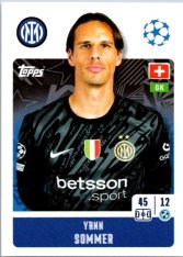 2024-25 Topps Champions League 186 Yann Sommer (FC Internazionale Milano)