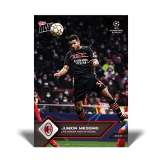 Fotbalová kartička Topps Now 2021-22 UCL 86 Jnior Messias AC Milan