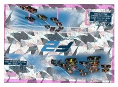 2025 Topps Turbo Attax F1 F2 Logo HP 276-Paralel Pink