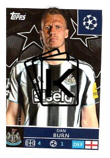 2025-26 Topps Champions League  Newcastle United 315 Dan Burn