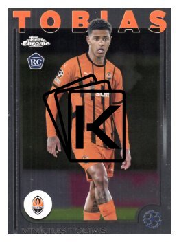 fotbalová kartička 2024-25 Topps Chrome 167 Vinícius Tobias, FC Shakhtar Donetsk RC