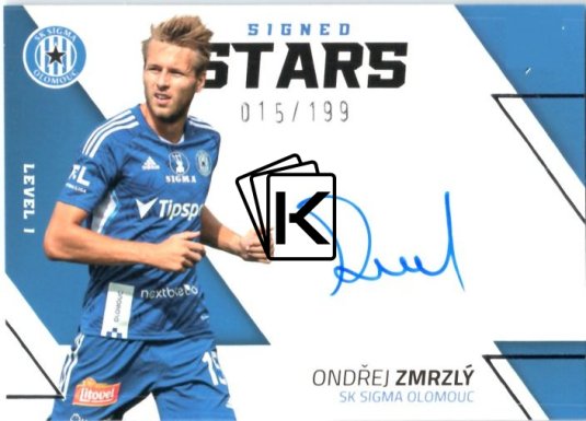 2022-23  Sprotzoo Fortuna Liga Singed Stars Level 1 Ondřej Zmrzlý SK Sigma Olomouc