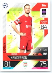 Fotbalová kartička 2022-23 Topps Match Attax UCL Captain 37 Jordan Henderson - Liverpool